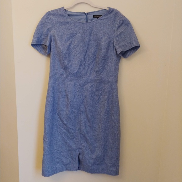 Banana Republic Dresses & Skirts - Banana Republic Blue Wool Pencil Dress Size 10